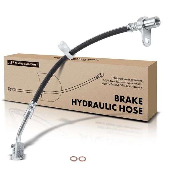 Front Driver Brake Hydraulic Hose for Dodge Ram 1500 Ram 1500 1500 Classic