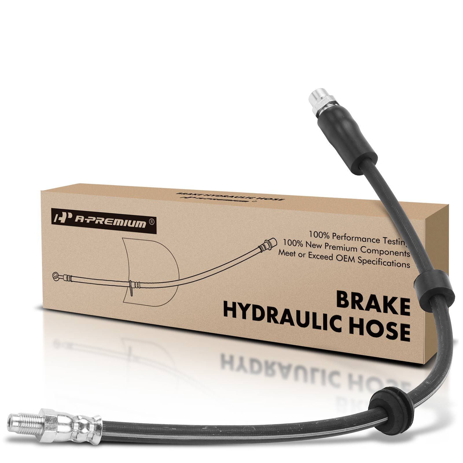 Front Driver or Passenger Brake Hydraulic Hose for 2007 BMW 530xi