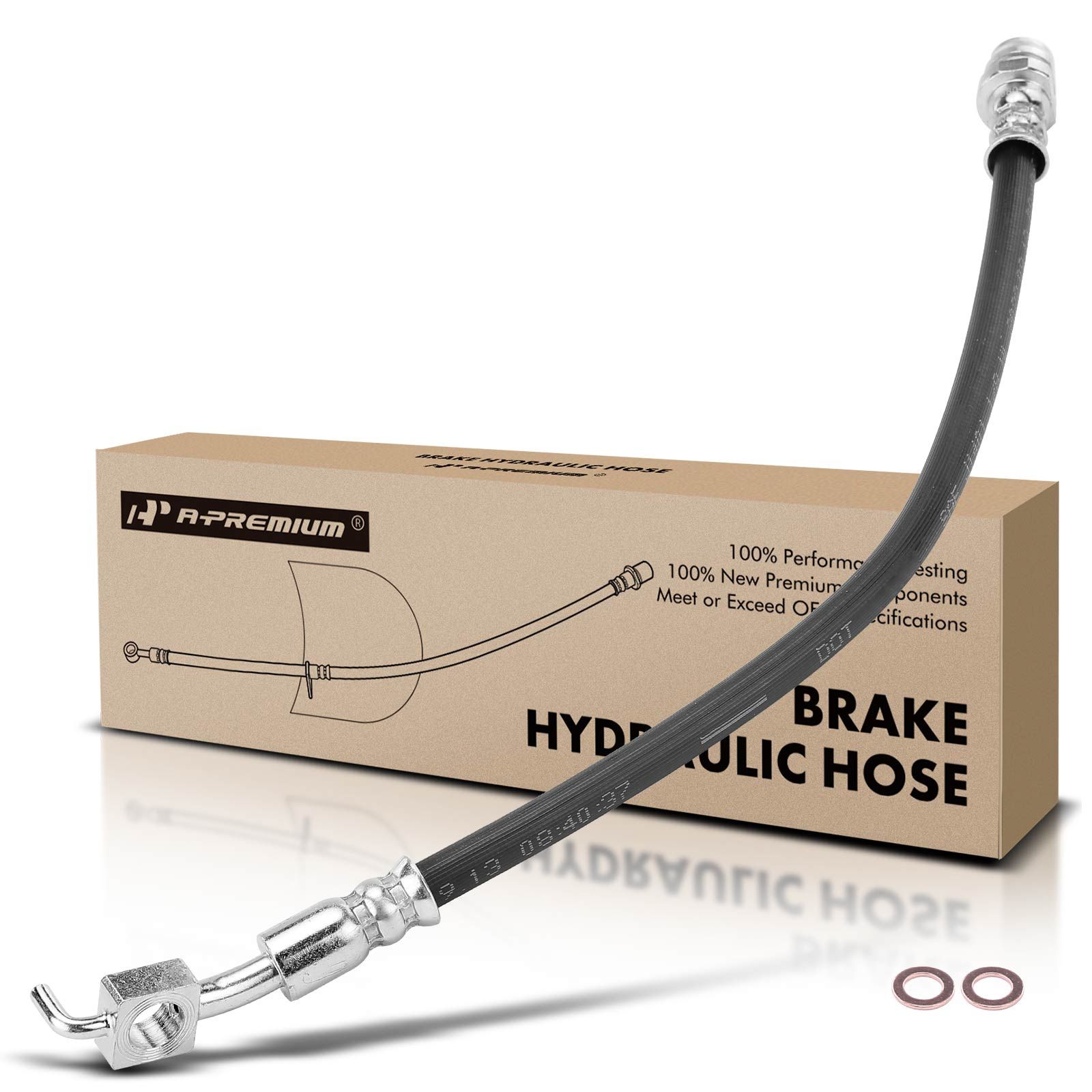 Rear Driver Outer Brake Hydraulic Hose for 2015 Volvo V60 Cross Country