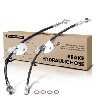 2 Pcs Front Brake Hydraulic Hose for Ford F-150 2012-2014