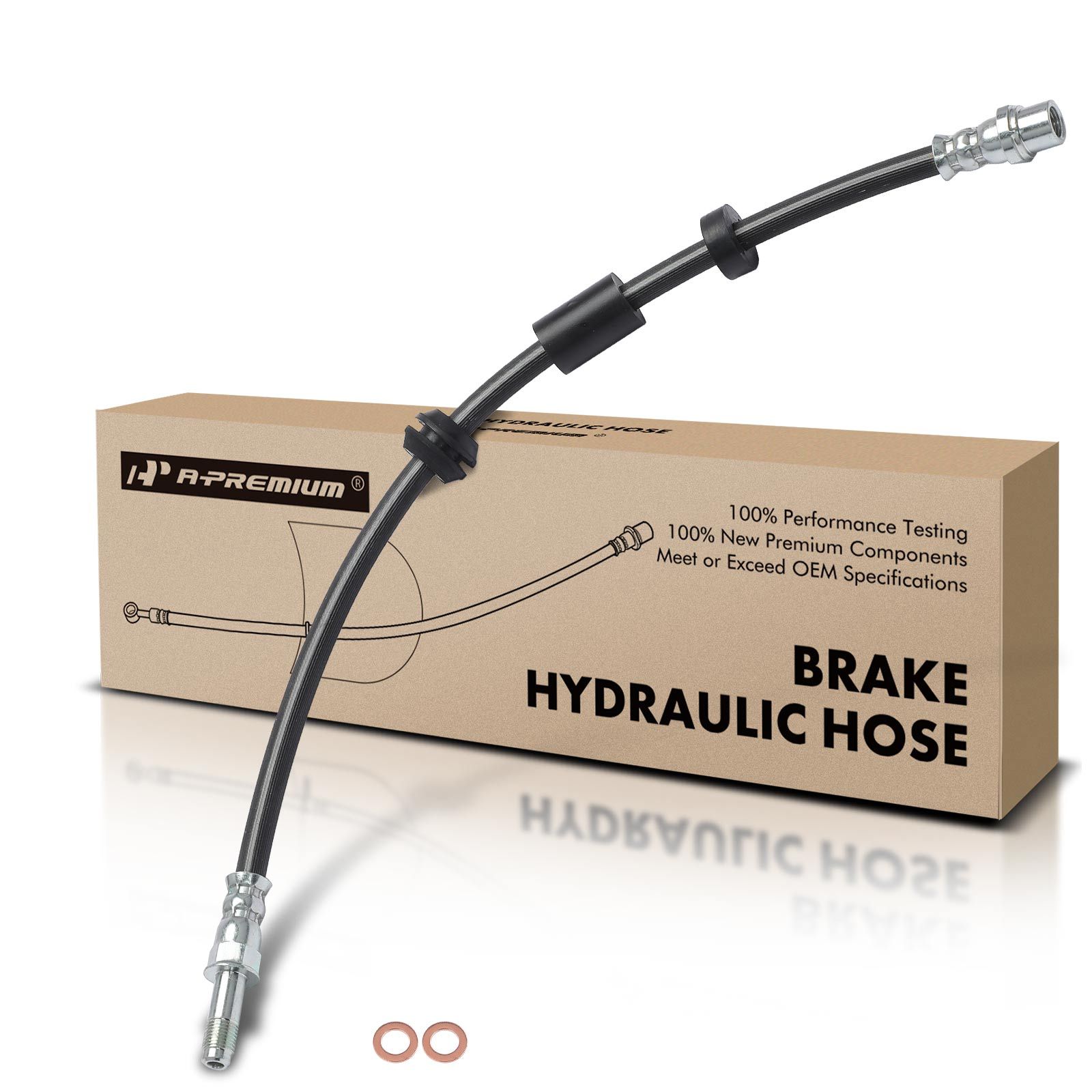 Front Left or Right Brake Hydraulic Hose for 2011 Volvo S40