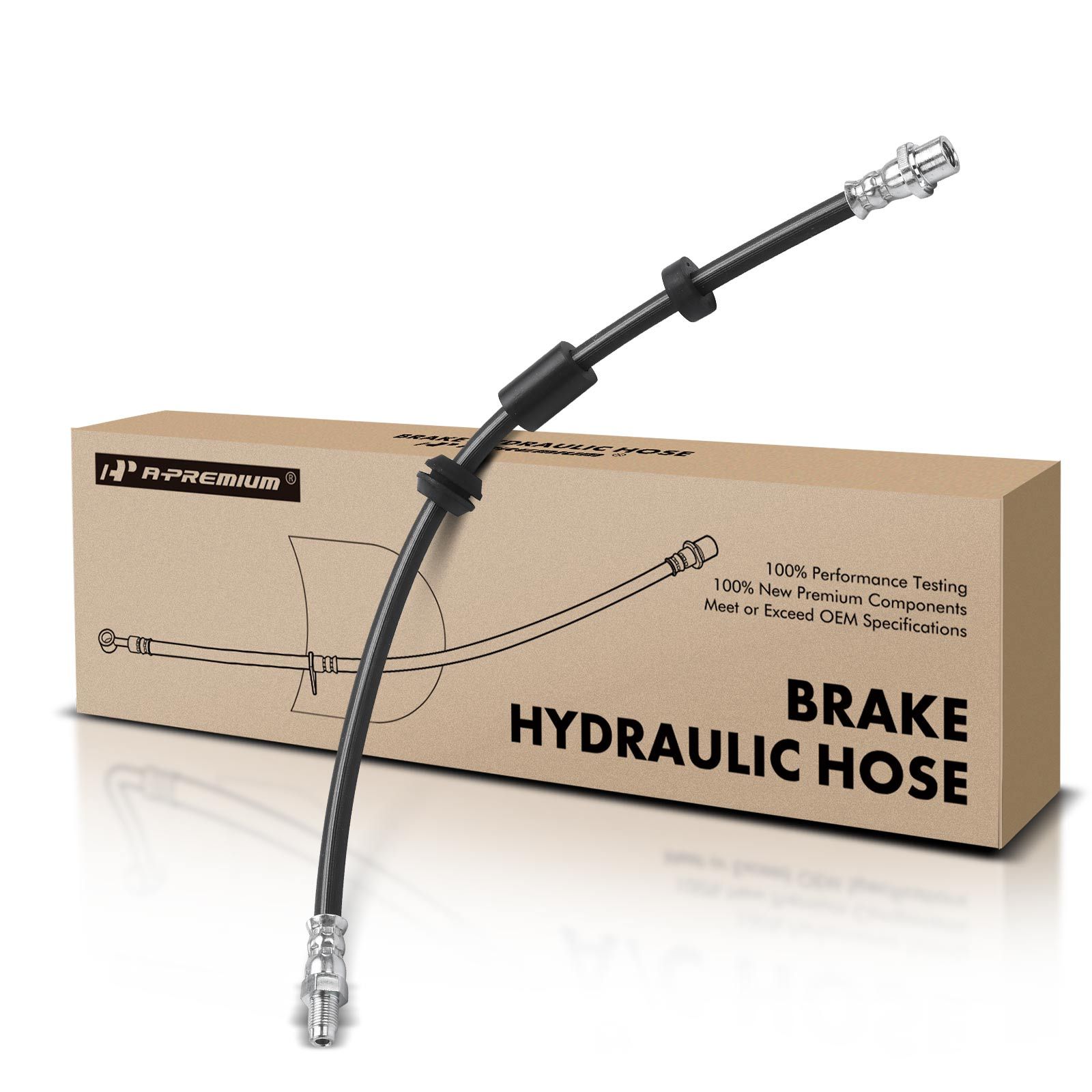 Front Driver or Passenger Brake Hydraulic Hose for 2010 Volvo C70