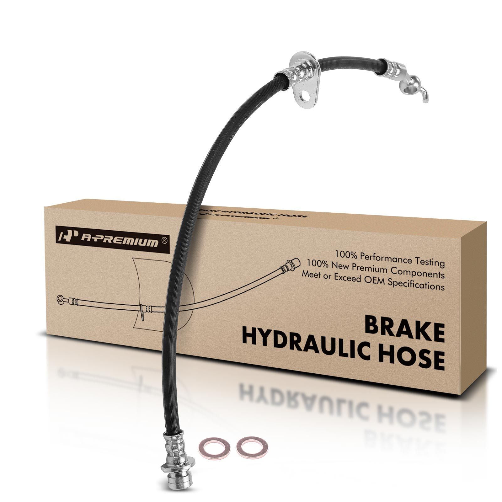 Rear Driver Brake Hydraulic Hose