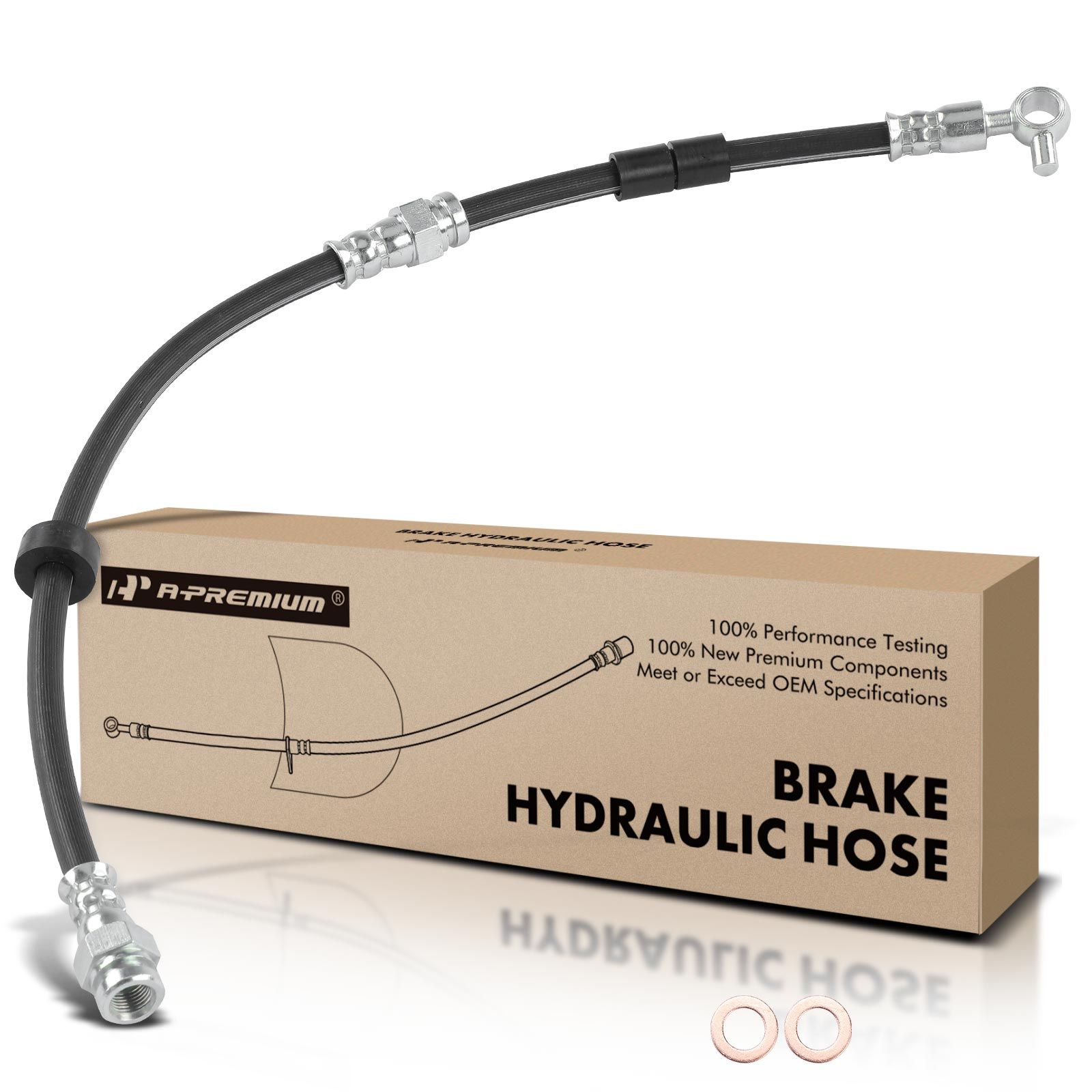 Rear Passenger Brake Hydraulic Hose for 2008 Mazda CX-9