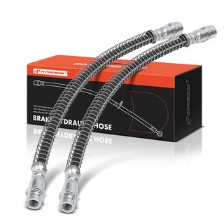 2 Pcs Front & Rear Brake Hydraulic Hose for Porsche 911 718 Boxster Cayman