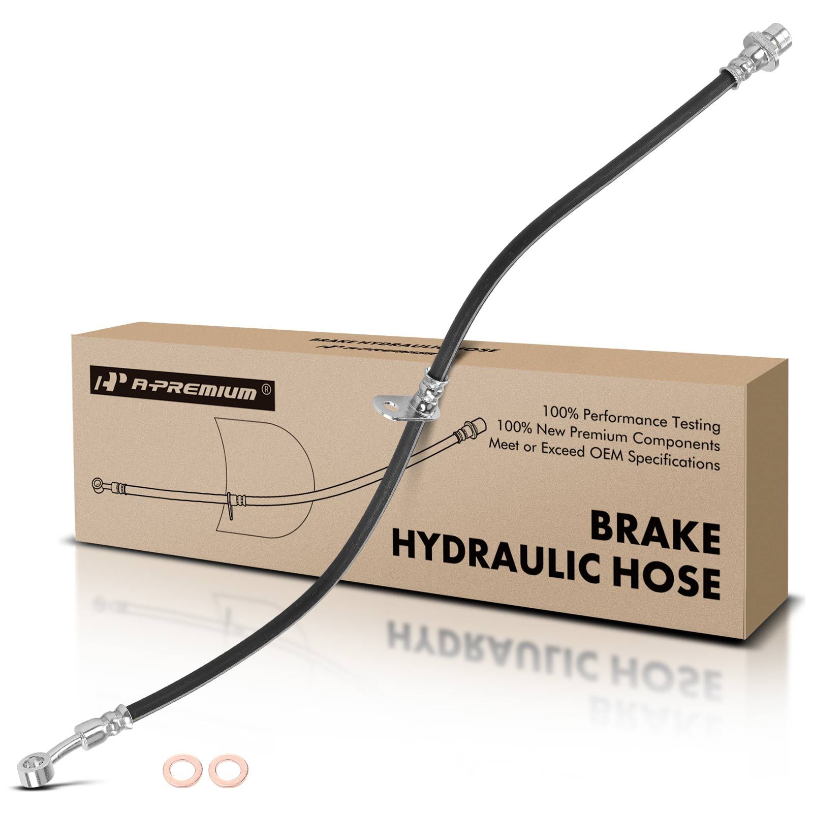 Front Driver Brake Hydraulic Hose for Honda Civic 2017-2021 Hatchback