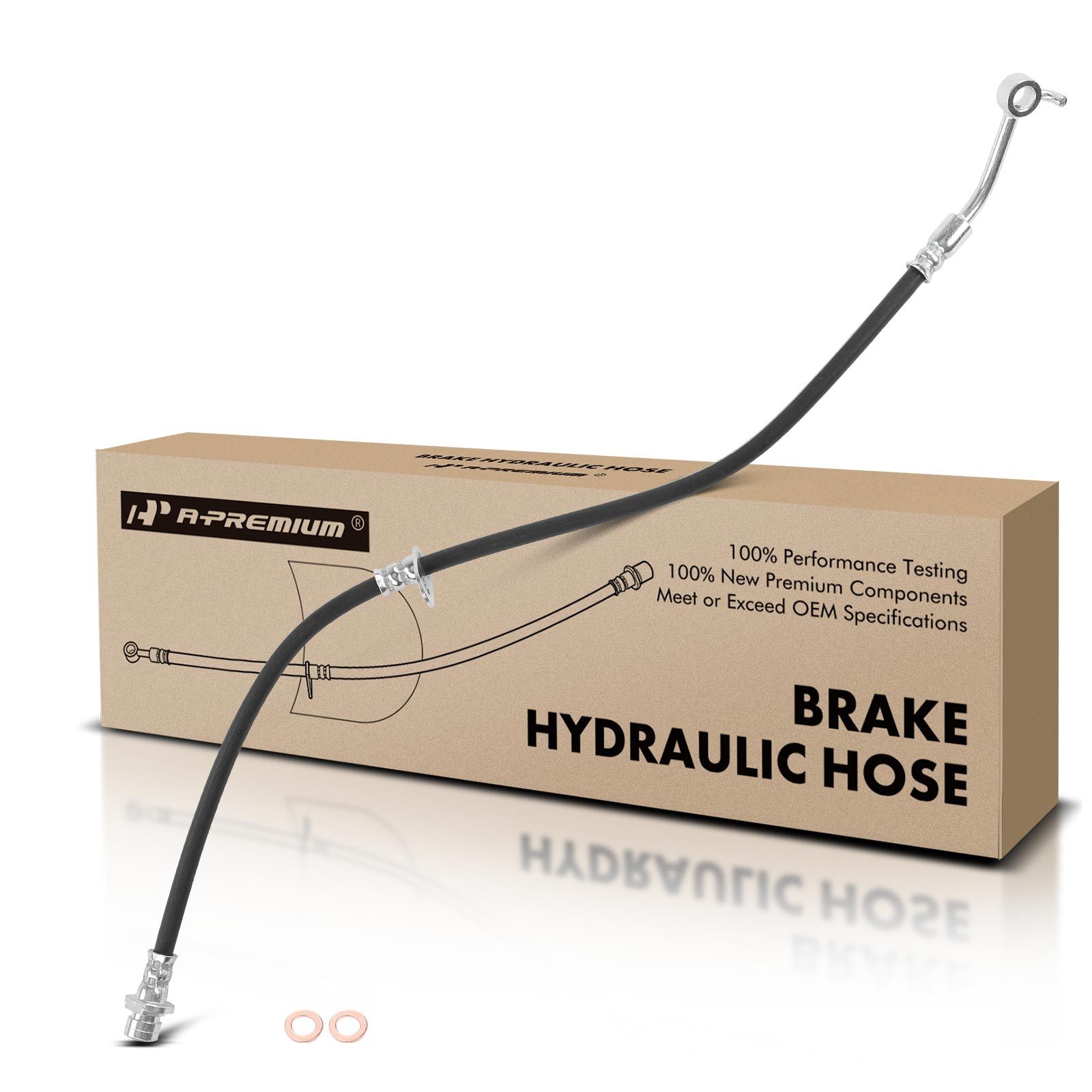Rear Passenger Brake Hydraulic Hose for Honda Civic 2017-2021 2.0L Type R