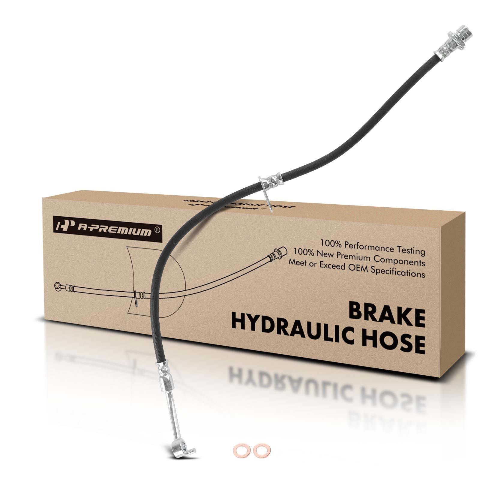 Rear Driver Brake Hydraulic Hose for Honda Civic 2017-2018 Hatchback
