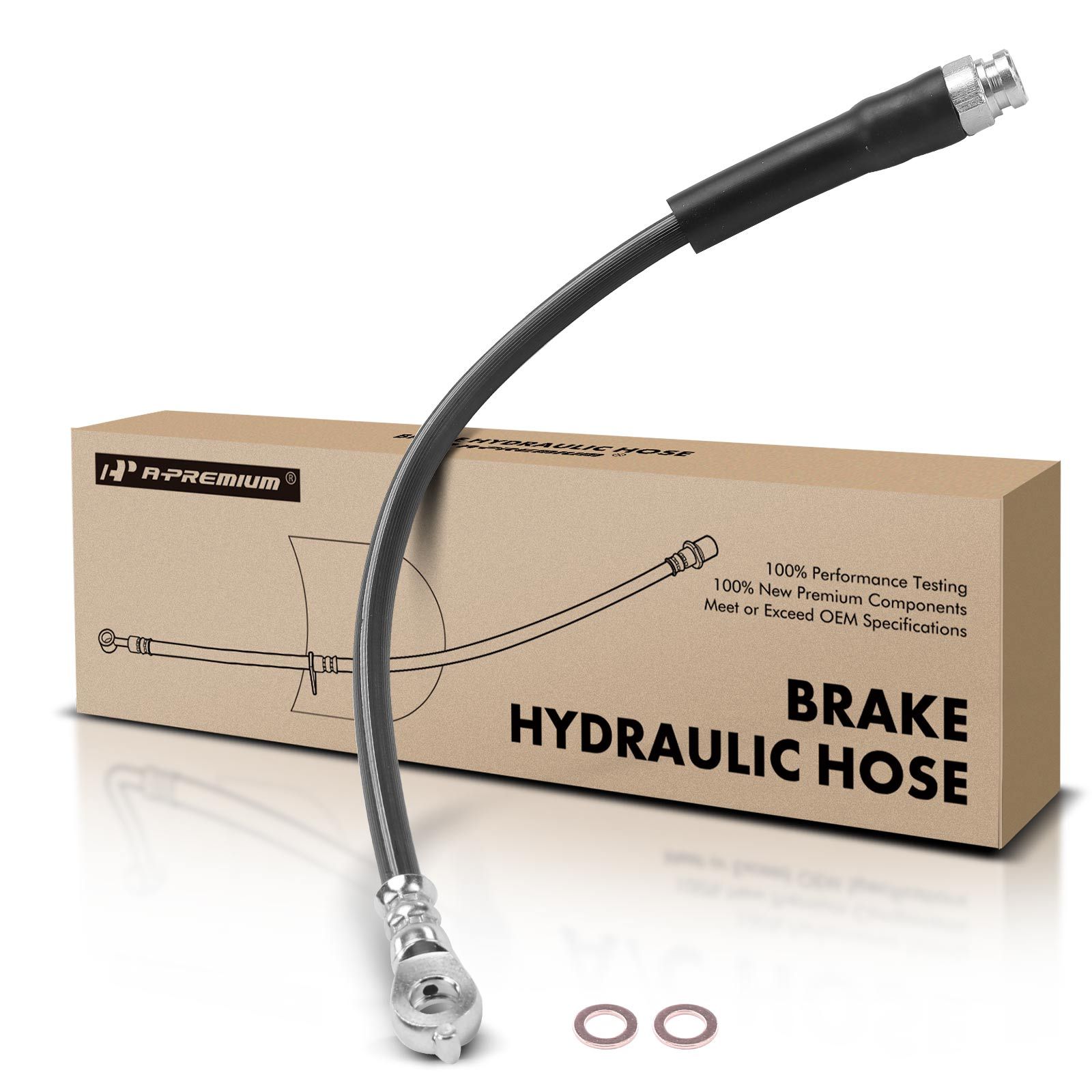 Rear Driver or Passenger Brake Hydraulic Hose for 2019 Mazda CX-5