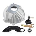 11 Inch Bell Housing Kit & Clutch Fork & Throwout Bearing & Cover for 1966 Chevrolet Biscayne