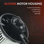 Rear AC Heater Blower Motor with Fan Cage for Dodge Durango 01-09 Honda Odyssey