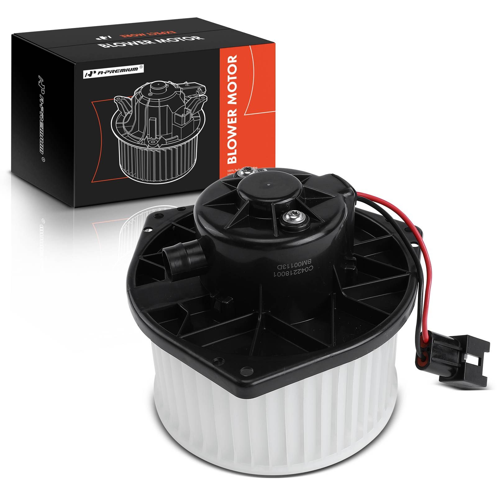 Front HVAC Blower Motor with Wheel