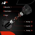 HVAC Heater Blower Motor with Fan Cage for Audi A3 TT VW Golf Jetta Passat