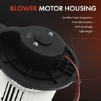 HVAC Blower Motor with Wheel for Fiat 500 2012-2019 L4 1.4L ELECTRIC