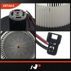 HVAC Blower Motor with Wheel for John Deere 7720 7820 7920 8120 Tractors RE162771