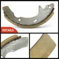 4 Pcs Pair Rear Ceramic Brake Shoes for Dodge Eagle Ford Taurus Hyundai Mercury