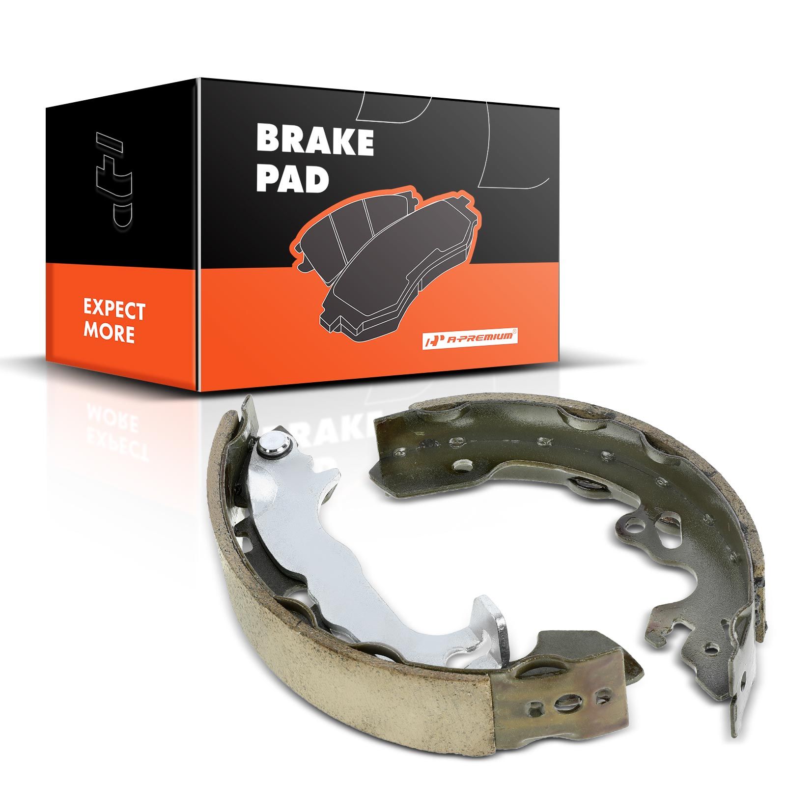 Rear Ceramic Brake Shoe Set for 2005 Ford Focus