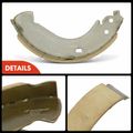 4 Pcs Pair Rear Ceramic Brake Shoes for Chevrolet Silverado 1500 2005-2008 GMC