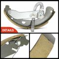 4 Pcs Pair Rear Ceramic Brake Shoes for Chevy Malibu 2005-2007 Cobalt 2005-2008