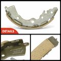 4 Pcs Pair Rear Ceramic Brake Shoes for Hyundai Accent Kia Rio 2006-2011