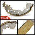 4 Pcs Pair Rear Ceramic Brake Shoes for Nissan Kicks 2018-2022 Versa 2020-2022