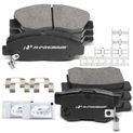 8 Pcs Front & Rear Ceramic Brake Pads with Sensor for Acura CL Honda Accord