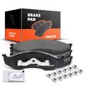 4 Pcs Front Ceramic Brake Pads with Sensor for Jeep Cherokee Comanche Wagoneer