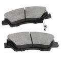 8 Pcs Front & Rear Ceramic Brake Pads with Sensor for Hyundai Accent Kia Rio