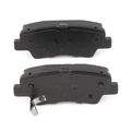 8 Pcs Front & Rear Ceramic Brake Pads with Sensor for Hyundai Accent Kia Rio