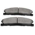 8 Pcs Front & Rear Ceramic Brake Pads for 2013 Ford Police Interceptor Utility