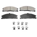 8 Pcs Front & Rear Ceramic Brake Pads for 2013 Ford Police Interceptor Utility