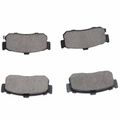 8 Pcs Front & Rear Ceramic Brake Pads with Sensor for 1995 Nissan Altima