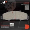 4 Pcs Front Ceramic Brake Pads with Sensor for 2004 Ford F-150 Heritage