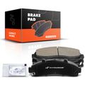 4 Pcs Front Ceramic Brake Pads with Sensor for 2004 Ford F-150 Heritage