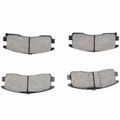 4 Pcs Rear Ceramic Brake Pads with Sensor for Buick Allure Cadillac Chevrolet