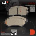 8 Pcs Front & Rear Ceramic Brake Pads with Sensor for 2001 Buick Regal