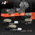 8 Pcs Front & Rear Ceramic Brake Pads with Sensor for 2001 Buick Regal