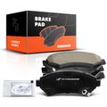 4 Pcs Front Ceramic Brake Pads with Sensor for 2001 Cadillac Eldorado