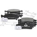 8 Pcs Front & Rear Ceramic Brake Pads with Sensor for Jeep Grand Cherokee 99-02