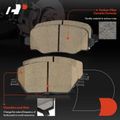 8 Pcs Front & Rear Ceramic Brake Pads for Jeep Renegade 2015-2022 Fiat 500X 2016-2021