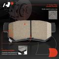 4 Pcs Rear Ceramic Brake Pads with Sensor for 2008 Hyundai Tucson