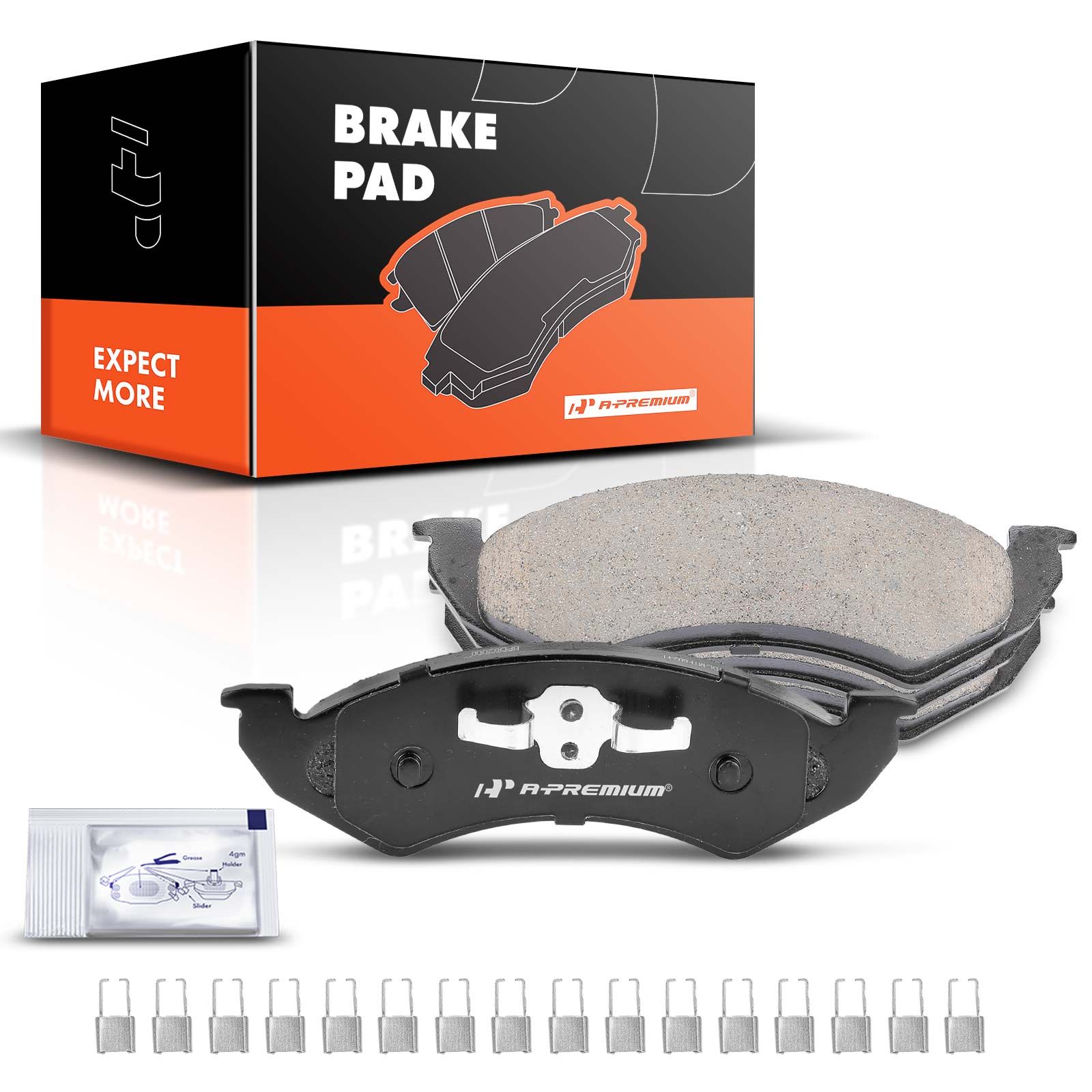 Front Ceramic Brake Pads for 2001 Dodge Dakota