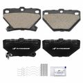 4 Pcs Rear Ceramic Brake Pads with Sensor for 2005 Pontiac Vibe