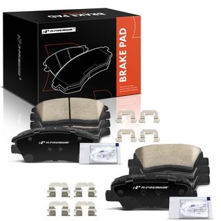 8 Pcs Front & Rear Ceramic Brake Pads for Hyundai Tucson 16-21 Kia Sportage