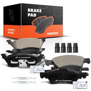 8 Pcs Front & Rear Ceramic Brake Pads for Chrysler Town & Country 01-07 Dodge