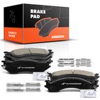 8pcs Front & Rear Ceramic Brake Pads with Sensor for Dodge Ram 2500 Ram 3500 2001 2002