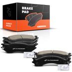 8pcs Front & Rear Ceramic Brake Pads with Sensor for Dodge Ram 2500 Ram 3500 2001 2002