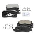 8 Pcs Front & Rear Ceramic Brake Pads for 2017 Jeep Compass