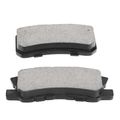 8 Pcs Front & Rear Ceramic Brake Pads for 2002 Mitsubishi Montero