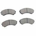 8 Pcs Front & Rear Ceramic Brake Pads for 2002 Mitsubishi Montero